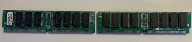Two Kingston 32MB FPM DRAM SIMM modules