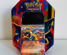 Pokemon TCG Mega Charizard Y Ex Card and Tin