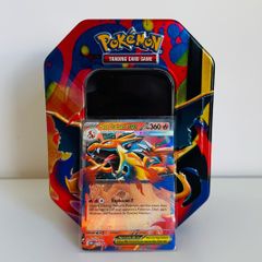 Pokemon TCG Mega Charizard Y Ex Card and Tin