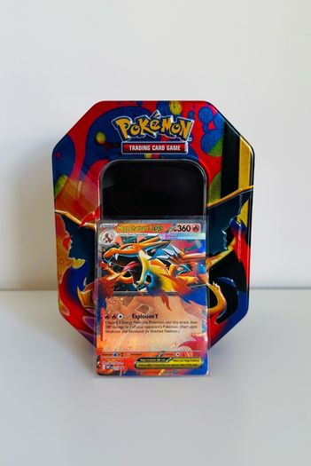 Pokemon TCG Mega Charizard Y Ex Card and Tin