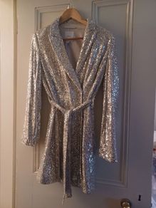 Next sequin blazer dress
