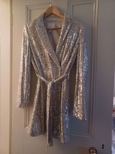 Next sequin blazer dress