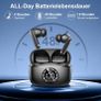 Chalvh J66 Bluetooth Headphones, Headphones Wireless Bluetooth 5.4 In Ear Headphones with 4 ENC Noise Cancelling Microphone Earbuds, 48H playing time, IP7 waterproof Bluetooth earphones for yoga/travel/work Image 4