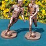Two Gilded footballers Image 2