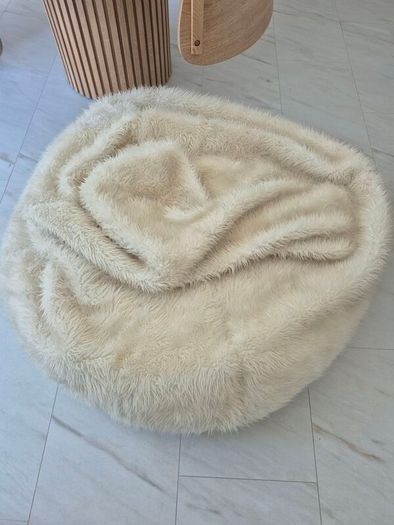Large white bean bag