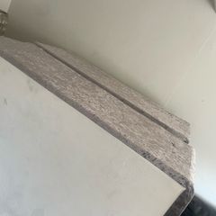 Crushed velvet double bed split base