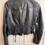 Topshop leather biker jacket Image 2