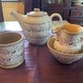 Nicholas Mosse Lavender limited edition from USA.  New Tea set.  . A tea pot , large mug , creamer and sugar bowl Image 3