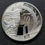 Ireland 10 Euros (Samuel Beckett) Silver Proof 2006 coin Image 2