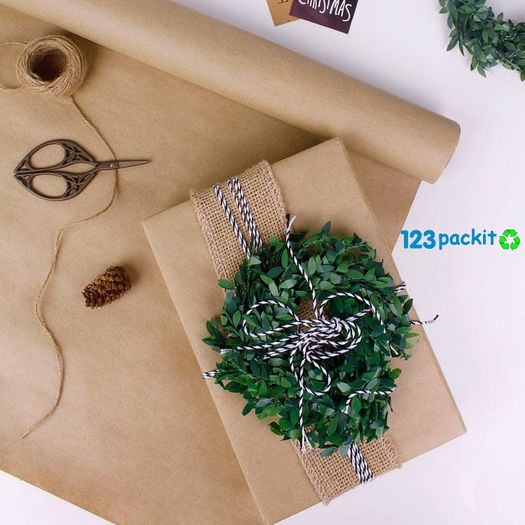Kraft Paper Roll 20 meters long 750 mm wide excellent for wrapping, shipping, ecommerce eco-friendly recyclable compostable
