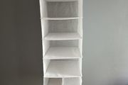 Organizer Hanging Storage Organizer with 7 Compartments (White/Grey