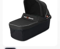 OutnAbout Double Carrycot Bassinet with adaptor