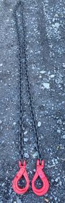 12'9" Tow Chain With Red Hooks