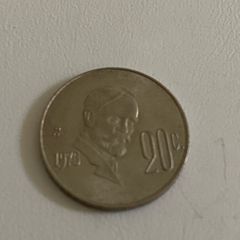 1975 Mexican 20 centavos