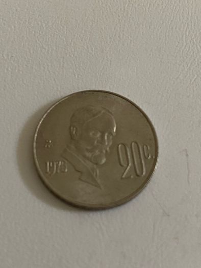1975 Mexican 20 centavos