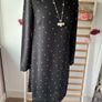 dress Bnwt black patterned H&M dress size 36 Image 4