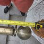 Solid Heavy Brass Curtain Pole, approx 2.6m Image 2