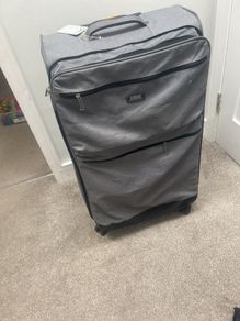 Free big grey suitcase