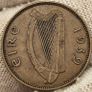 Great Britain 1939 Farthing 1/4d Coin Image 2