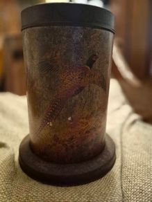 antique coffee tea or tobacco tin