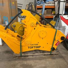 Toft pulveriser and shear to suit 20 ton digger