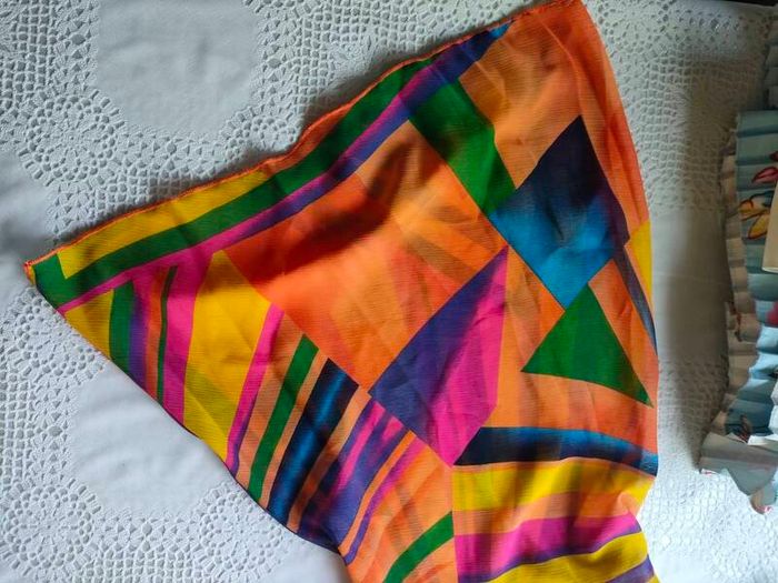 60s 70s style hippie sheer multicolour kaftan top  Postage included