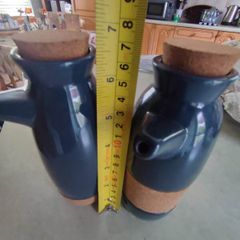 BLUE Oil and Vinegar Dispenser AS NEW.