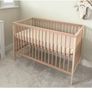 mokee wooden baby/toddler cot with two mattresses Image 5