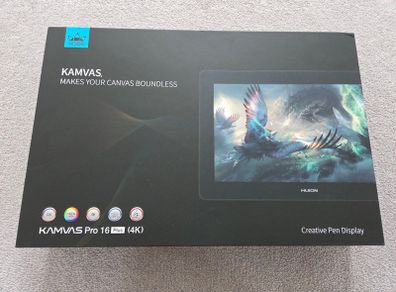 Huion Kamvas Pro 16 Plus 4k Drawing Display