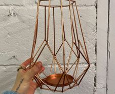 Gold Lantern, Geometric Decor & Candleholder Job Lot