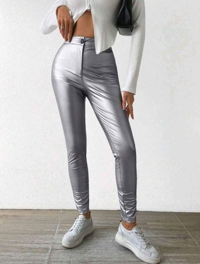 PRICE DROP Quick sale Silver leggings size S