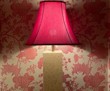 Mid Century French Table Lamp, Vintage Jean Claude Mahey, Lacquer Brass Chrome, 70s