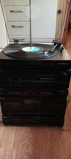 Great Sony Compact Hi Fi Component System With Turntable System For ...