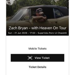concert ticket