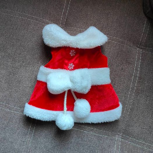 Small dog/cat Christmas dress, size XS