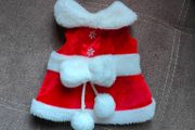 Small dog/cat Christmas dress, size XS