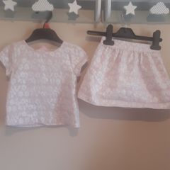 Top and skirt set