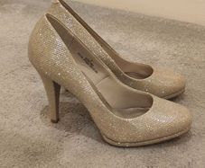 Ladies sparkly shoes M&S collection size 7- brand new