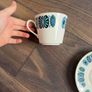 Set of 3 cup and saucer English Bone China Image 4