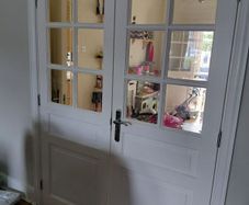 Internal French doors with windows