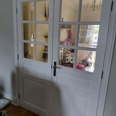 Internal French doors with windows
