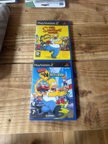 simpsons ps2 games