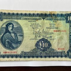1938 Lady Lavery 10 Pounds Fine