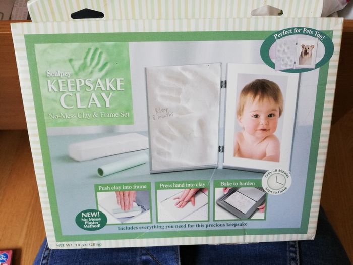 Keepsake clay and frame set