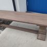 200cm Vintage Ash Dining Bench Like New Image 6