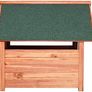 Solid Wood Dog House 82 X 72 X 85 Cm Roof Hatch Apex Roof Image 8