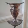 Stunning pair Georgian / Regency candelabra candle sticks silver plated on copper. can be converted in to single candlesticks. Image 4