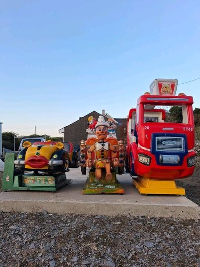 Coin operated children's rides