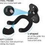 4 Pack Guitar Hangers, Wall Mount Hanger Hook Holder Stand for Acoustic, Electric, Ukulele, Bass, Guitar Image 4