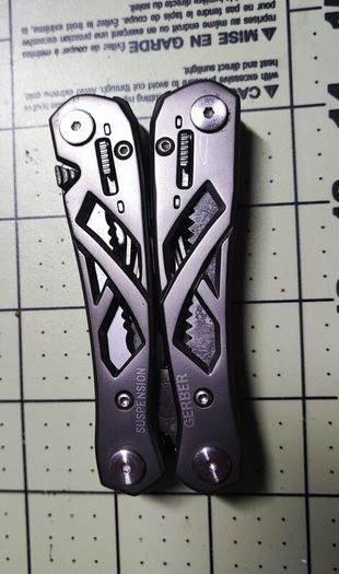 Gerber steel and aluminium multi-tool